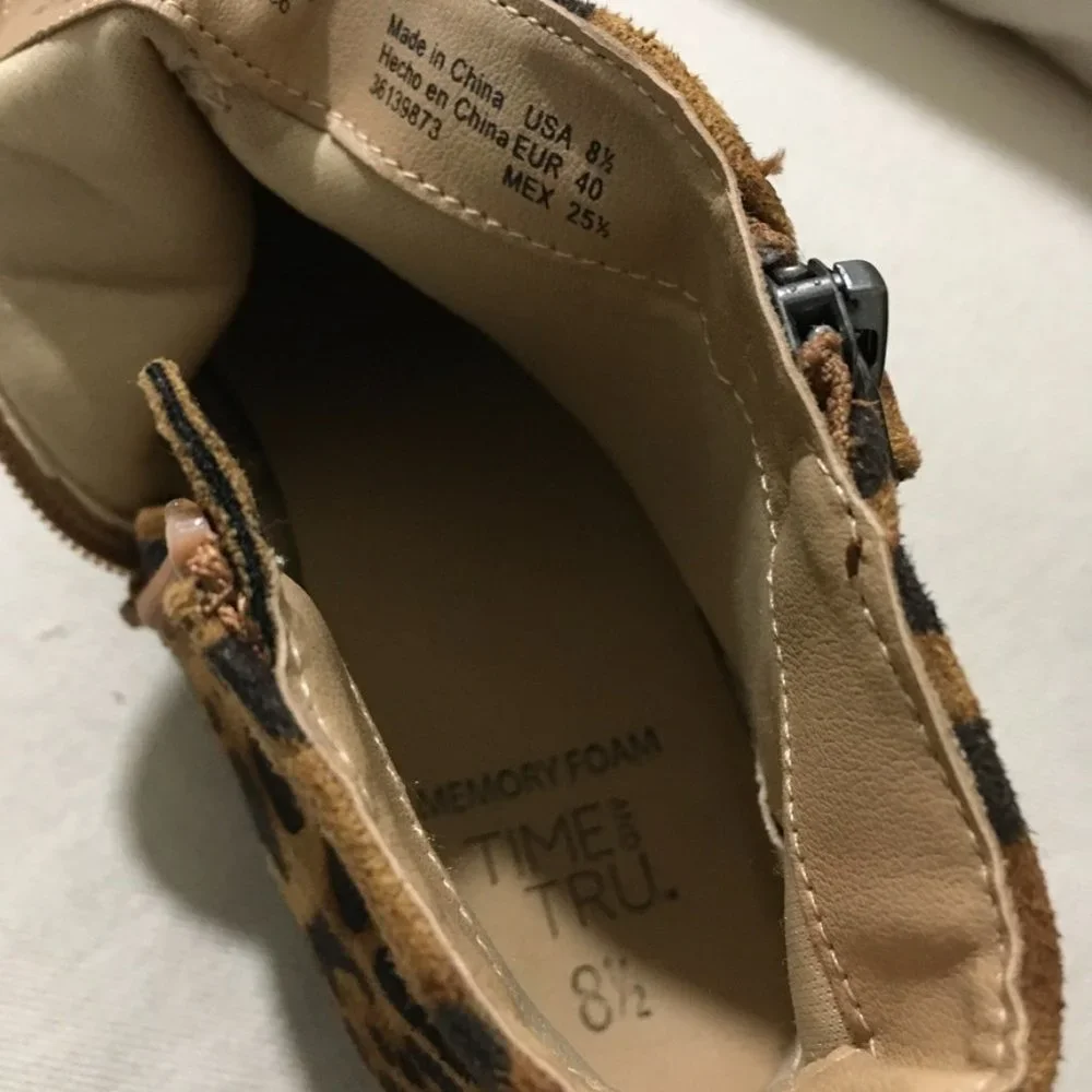 Cheetah Time & Tru Bootie's NWOT - Picture 8 of 9